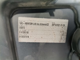 Стеклоподъемник задний левый, ориг. номер 6Y0839751B, 6Y0839655, Skoda Fabia 1999-2004