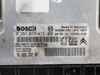 Блок управления двигателем, ориг. номер 0281012478, 1939YZ, Citroen C5 2004-2008