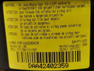 Подушка безопасности водителя, ориг. номер 13188242, 13111506, Opel Combo 201-2024