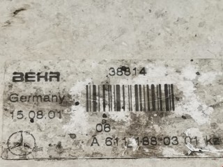 Теплообменник масляного фильтра, ориг. номер A6121880101, A6111880301, Mercedes C W203 2000-2004