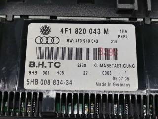 Блок управления печки/климат-контроля, ориг. номер 4F1820043M, Audi A6 2001-2005
