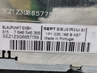 Магнитола, ориг. номер 1P1035186B, Seat Leon 2005-2009