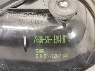 Ручка наружная задняя левая, ориг. номер 72680SMGE01, 72680SMG, Honda Civic 2005-2008
