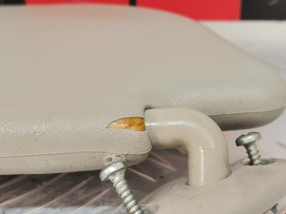 Козырек солнцезащитный, ориг. номер 3T0857552, 90431387, Opel Corsa 1993-2000