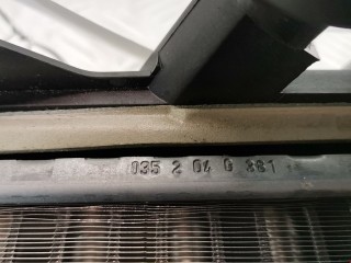 Радиатор отопителя (печки), ориг. номер 1J1819031A, 1J1819031B, Volkswagen Golf 1997-2006