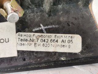 Накладка декоративная на торпедо, ориг. номер 7042659, 51457042664, BMW 7 E65/E66 2001-2005