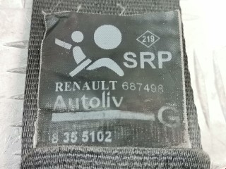 Ремень безопасности передний правый, ориг. номер 8200687503, E2041038, Renault Espace 2006-2012