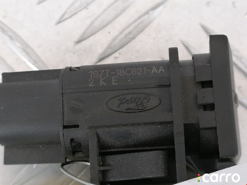 1S7T18C621AA, 1122583 Кнопка подогрева заднего стекла Ford Mondeo 2002г. - фото №5