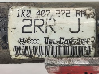 Полуось передняя правая (приводной вал, ШРУС), ориг. номер 1K0407272RR, Volkswagen Jetta 2010-2014