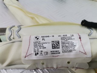 Подушка безопасности боковая (шторка), ориг. номер 7221045, 72127221045, BMW 3 F30/F31/GT F34 2011-2016