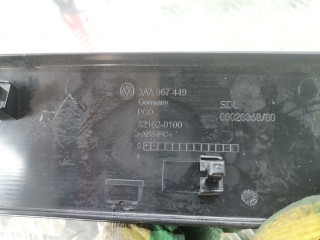 Ручка внутренняя задняя левая, ориг. номер 3AA867449, Volkswagen Passat 2011-2015