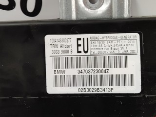 Подушка безопасности боковая (в дверь), ориг. номер 72127037230, BMW 3 E46 1997-2003