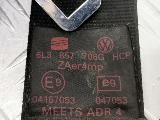 Ремень безопасности передний правый, ориг. номер 6L3857706L, 6L3857706G, Seat Ibiza 2001-2006