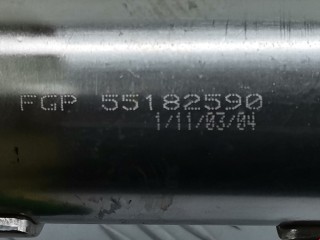 Радиатор EGR, ориг. номер 55182590, Opel Vectra 2002-2005