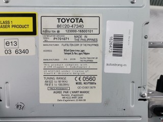 Магнитола, ориг. номер 8612047341, 12300016500101, Toyota Prius 2005-2011