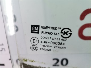 Стекло двери задней правой, ориг. номер 96846026, Chevrolet Cruze 2008-2012