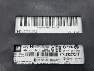 Блок управления телефоном, ориг. номер 13342398, 13353284, Opel Astra 2006-2014