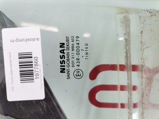 Стекло двери задней левой, ориг. номер 82301EB300, Nissan Navara 2001-2007
