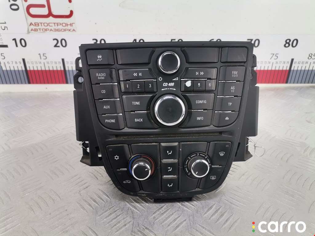 13334053 Магнитола Opel Astra 2010г. - фото №1