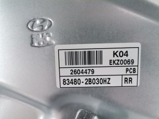 Стеклоподъемник электрический задний правый, ориг. номер 834802B030, Hyundai Santa Fe 2004-2012