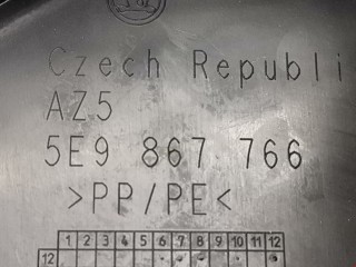 Обшивка стойки, ориг. номер 5E9867766, Skoda Octavia 2013-2017