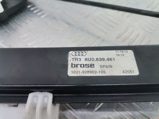 Стеклоподъемник электрический задний левый, ориг. номер 8U0839461, Audi Q3 2011-2014