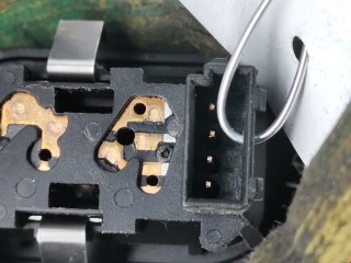 Кнопка стеклоподъемника, ориг. номер 13363100, 9100299, Opel Astra 1994-2002