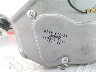 Моторчик заднего стеклоочистителя (дворника), ориг. номер G21B67450A, 849600-0042, Mazda 6 2002-2005