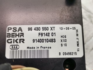 Блок управления печки/климат-контроля, ориг. номер 96430550XT, F914201, Peugeot 206 2002-2009