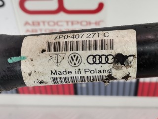 Полуось передняя правая (приводной вал, ШРУС), ориг. номер 7P0407271C, Volkswagen Touareg 2010-2014