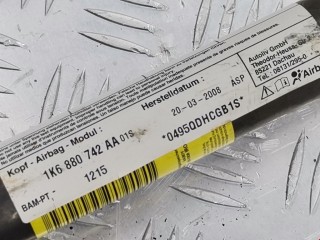 Подушка безопасности боковая (шторка), ориг. номер 1K6880742AA, Volkswagen Golf 2003-2009