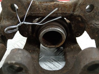 Суппорт задний левый, ориг. номер A1644232698, Mercedes ML W164 2005-2008
