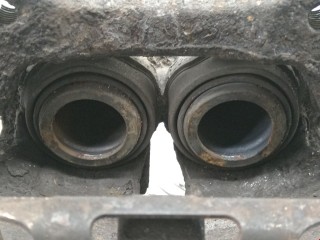 Суппорт передний левый, ориг. номер A1644232698, Mercedes ML W164 2005-2008