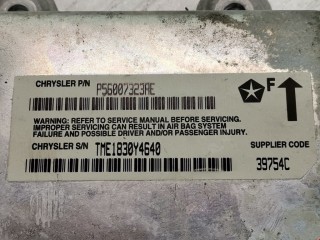 Блок AirBag, ориг. номер P56007323AE, Jeep Cherokee 1997-2001