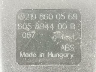 Замок ремня безопасности, ориг. номер A2198600569, 2198600569, Mercedes CLS W219 2004-2008