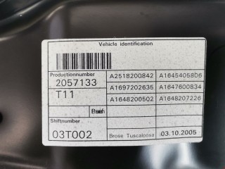 Стеклоподъемник передний правый, ориг. номер A2518200842, Mercedes ML W164 2005-2008