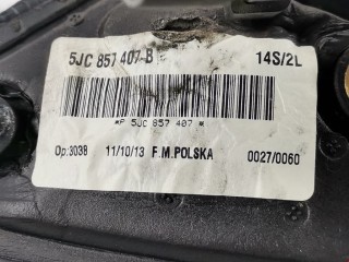 Зеркало наружное левое, ориг. номер 5JC857507B, Skoda Rapid 2012-2017