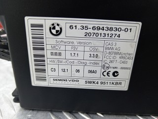 Блок комфорта, ориг. номер 61356943814, 5WK49511, BMW 3 E90/E91/E92/E93 2004-2008