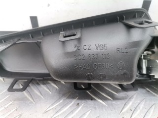 Ручка внутренняя передняя левая, ориг. номер 3C2837113, 3C2837113B, Volkswagen Passat 2005-2010