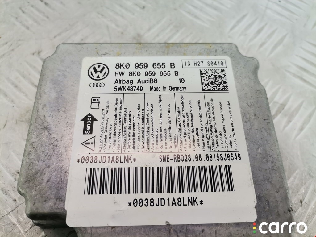Блок AirBag Audi A5 2007-2011, 8K0859655B, фото 4