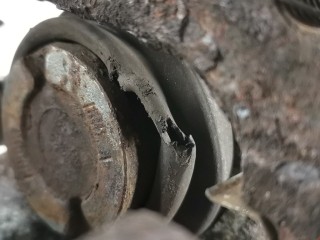 Суппорт задний правый, ориг. номер 93177448, Opel Zafira 1999-2003
