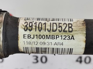 Полуось передняя левая (приводной вал, ШРУС), ориг. номер 39101JD52B, EBJ100MBP123A, Nissan Qashqai 2010-2013