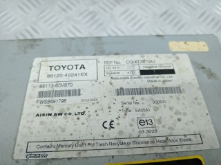 Магнитола, ориг. номер 8612042240, CQXT3870AJ, Toyota RAV4 2005-2008