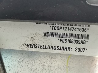Подушка безопасности пассажира, ориг. номер P05108039AB, Dodge Nitro 2006-2011