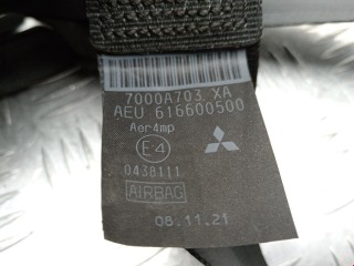Ремень безопасности передний левый, ориг. номер 7000A309XA, 606844000, Mitsubishi Colt 2002-2012