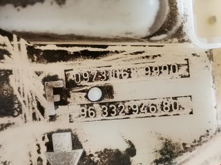 Насос топливный, ориг. номер 09730689900, 1525H8, Peugeot 206 1998-2003