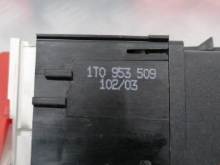 Кнопка аварийной сигнализации, ориг. номер 1T0953509, 1T0953509B, Volkswagen Touran 2003-2006