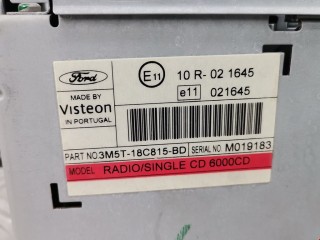 Магнитола, ориг. номер 3M5T18C815BD, 10R021645, Ford C-Max 2003-2007