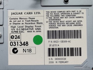 Дисплей, ориг. номер 8X2310E889AC, QFJG701A, Jaguar XF 2007-2011
