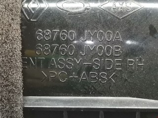 Дефлектор обдува салона, ориг. номер 68760JY00A, 68761JY00A, Renault Koleos 2008-2011